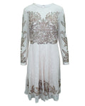Aidan Mattox Multicolor Silk Cocktail Dress