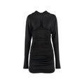 Saint Laurent Black Viscose Cocktail Dress