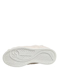 Dolce & Gabbana White Shearling Fur Bianco Low Top Sneakers Shoes