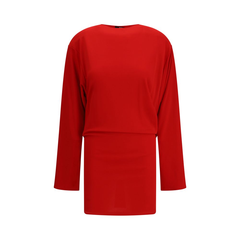 Jacquemus Red Viscose Cocktail Dress