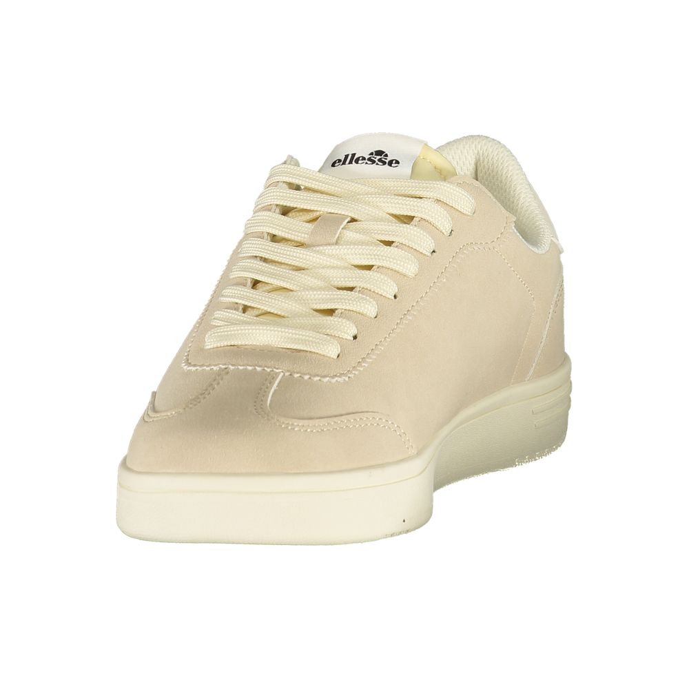 Ellesse Beige Polyurethane Women Sneaker