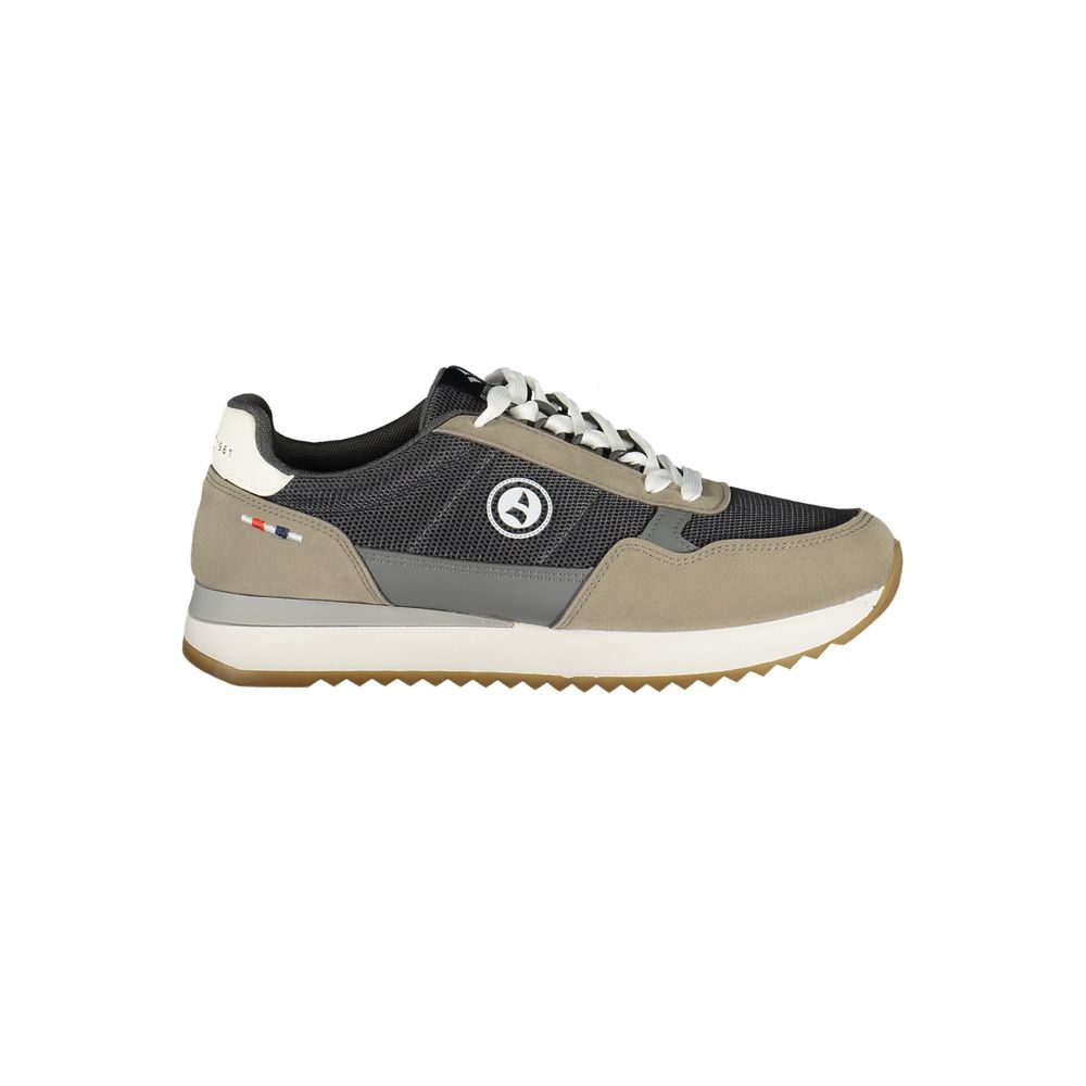Navigare Gray Polyurethane Men's Sneaker