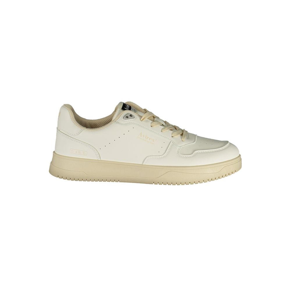 Avirex White Polyurethane Men Sneaker
