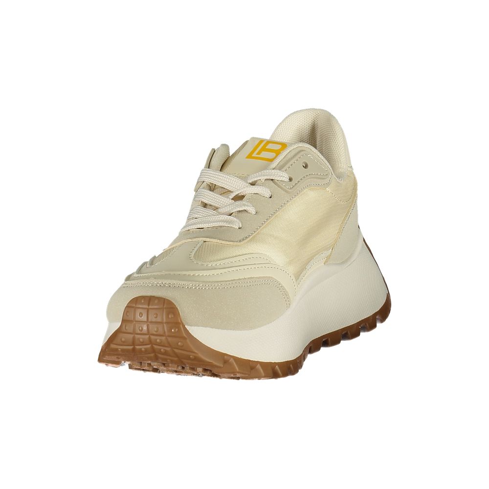 Laura Biagiotti Beige Polyurethane Women Sneaker