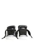 Dolce & Gabbana Gray Leather Low Top Lace Up Sneakers Shoes