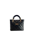 Baldinini Trend Black Leather Women Handbag