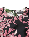 Dolce & Gabbana Multicolor Floral Brocade A-line Mini Dress
