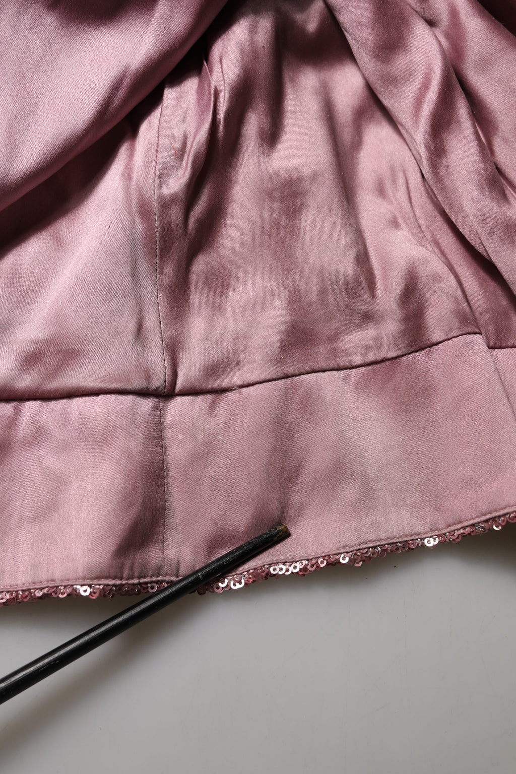 Dolce & Gabbana Pink Embellished Sequined Evening Gown Dress