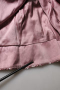Dolce & Gabbana Pink Embellished Sequined Evening Gown Dress