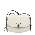 Jimmy Choo White Leather Shoulder Bag