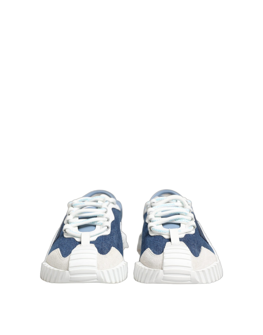Dolce & Gabbana Blue White Low Top NS1 Sneakers Shoes