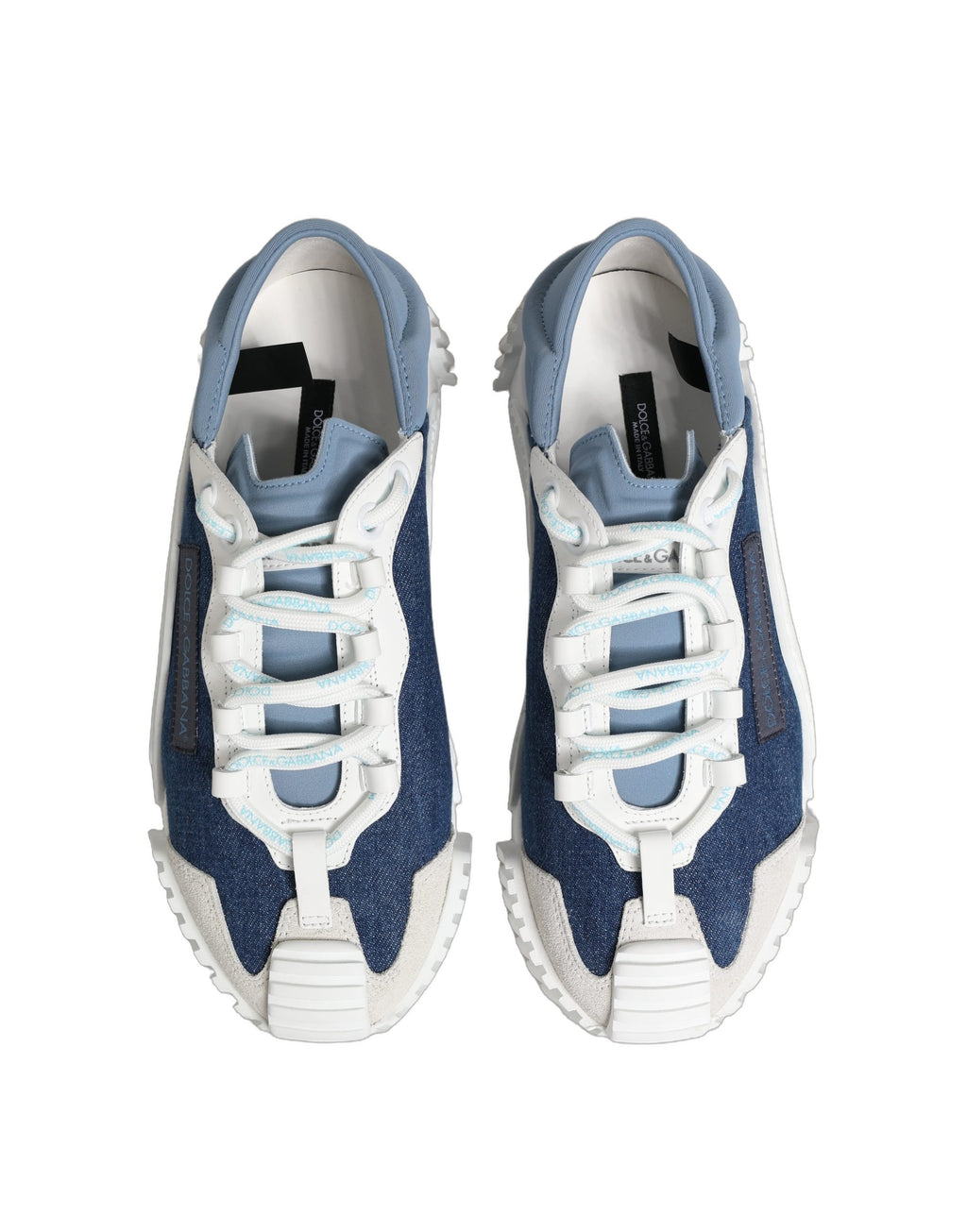 Dolce & Gabbana Blue White Low Top NS1 Sneakers Shoes