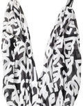 Dolce & Gabbana Black White Logo Sleeveless Floor Length Maxi Dress