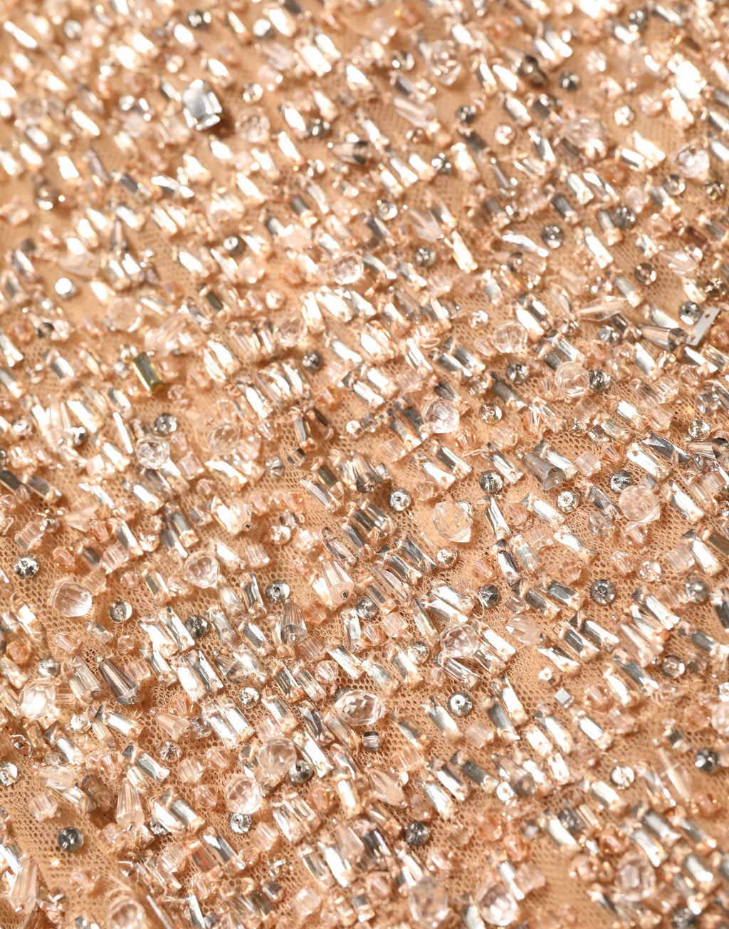 Dolce & Gabbana Brown Crystal Embellished Mermaid Gown Dress