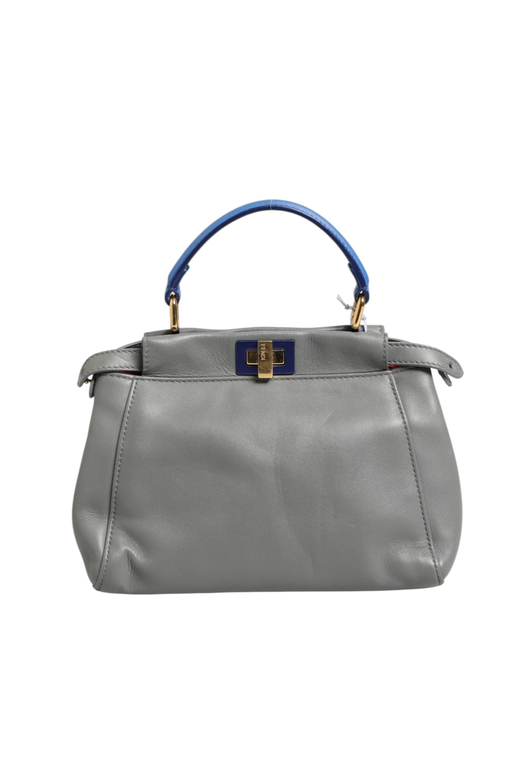Fendi Mini Peekaboo Blue Grey