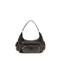 Miu Miu Brown Calf Leather Bos Taurus Shoulder Bag