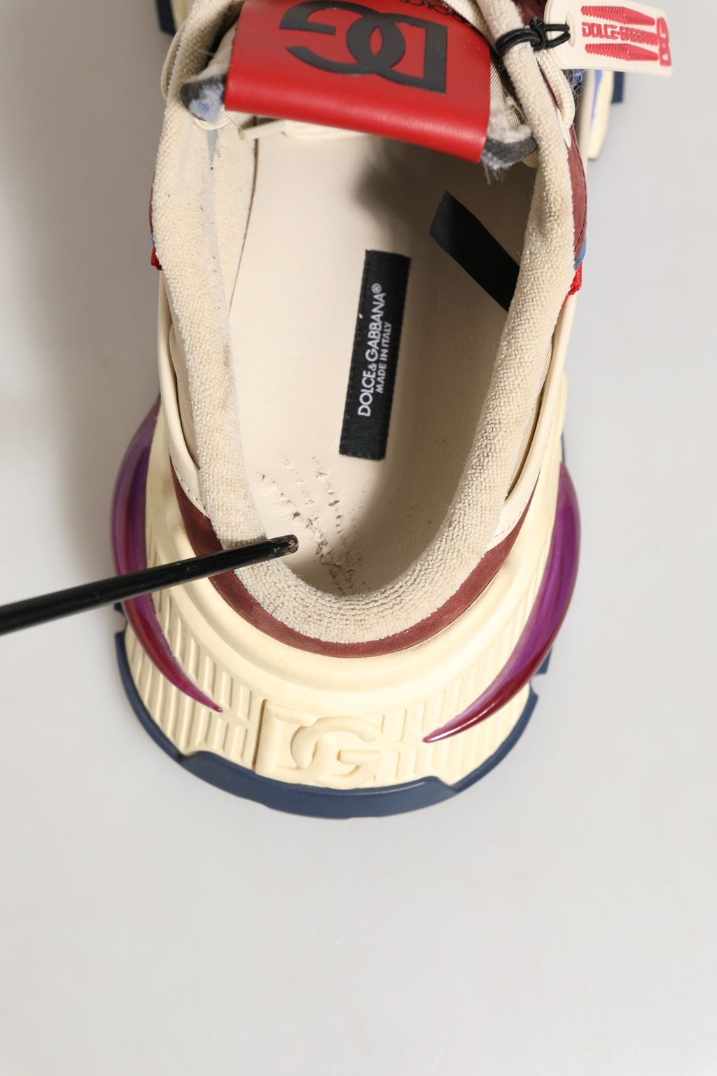 Dolce & Gabbana Multicolor Low Top Airmaster Sneakers Shoes