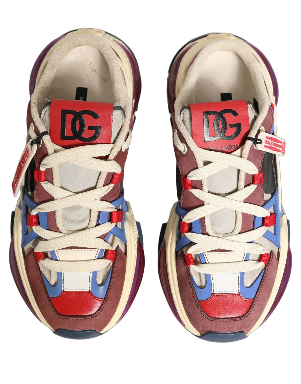 Dolce & Gabbana Multicolor Low Top Airmaster Sneakers Shoes