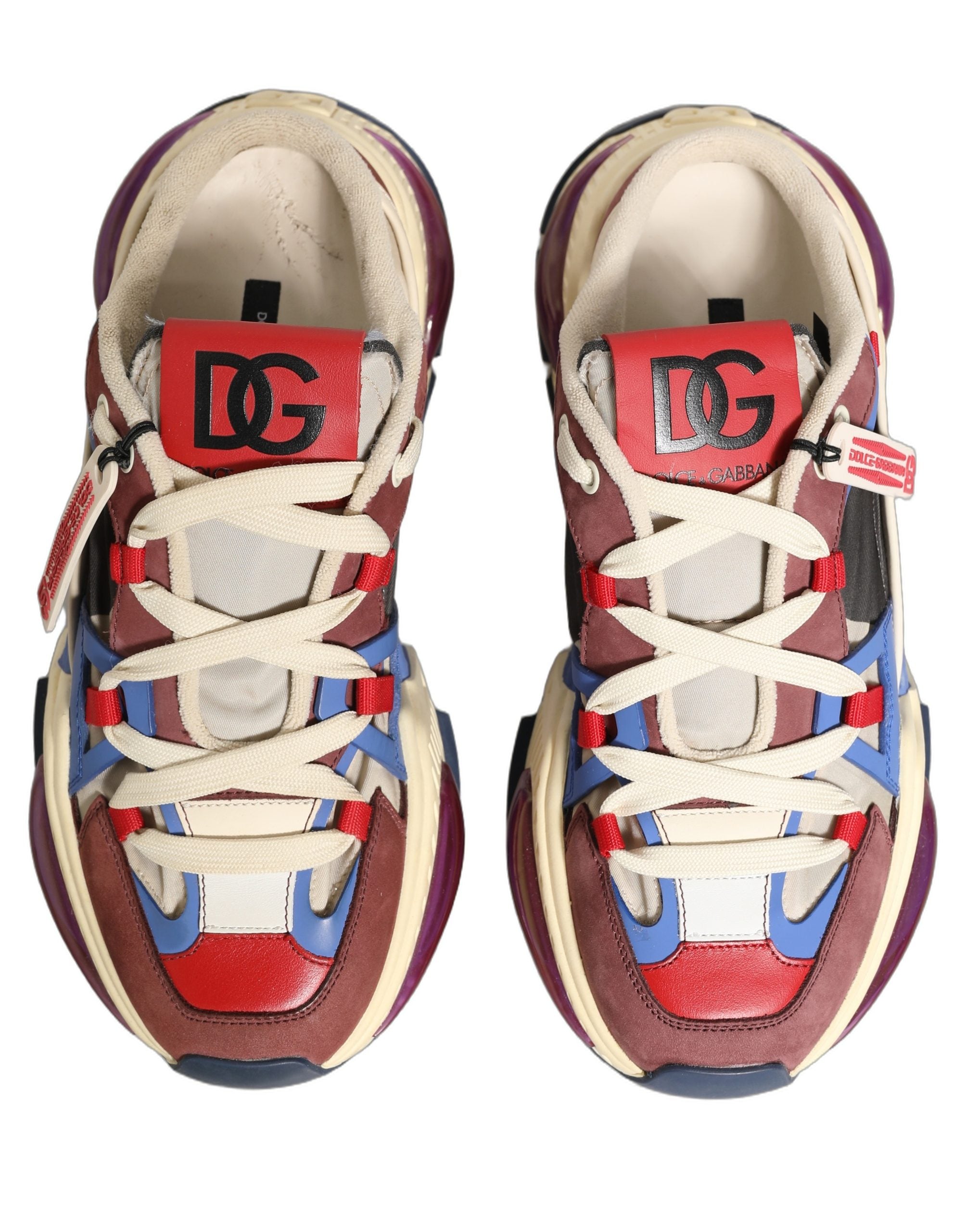 Dolce & Gabbana Multicolor Low Top Airmaster Sneakers Shoes
