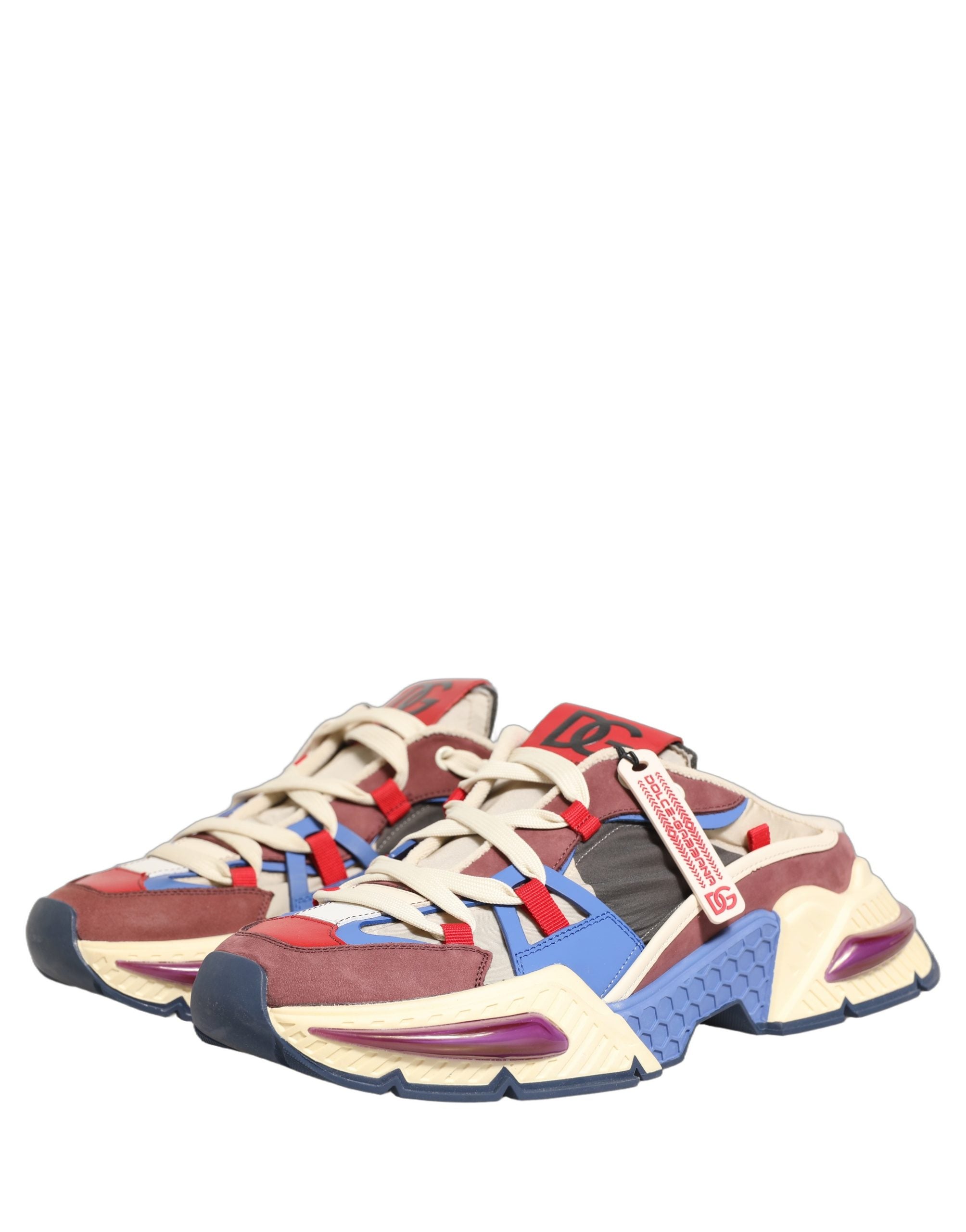 Dolce & Gabbana Multicolor Low Top Airmaster Sneakers Shoes