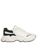 Dolce & Gabbana White Black Daymaster Low Top Sneakers Shoes