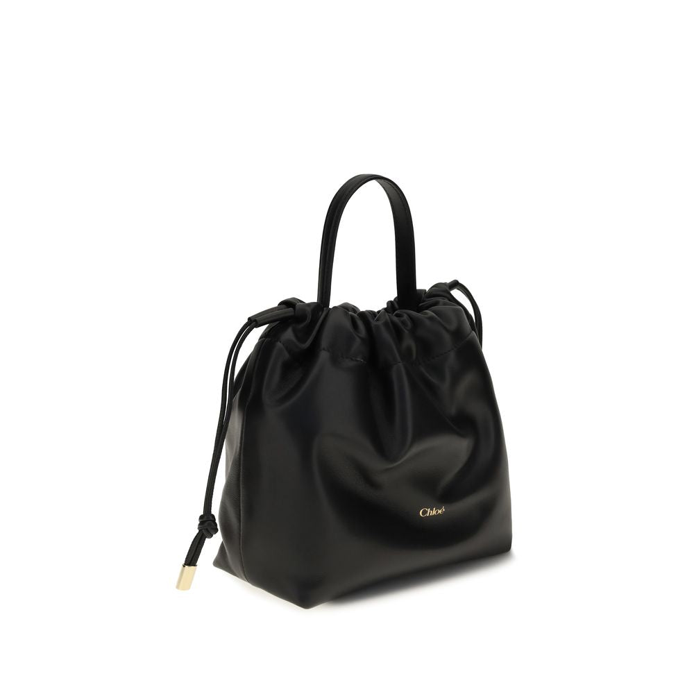 Chloé Black Lamb Ovis Aries Shoulder Bag