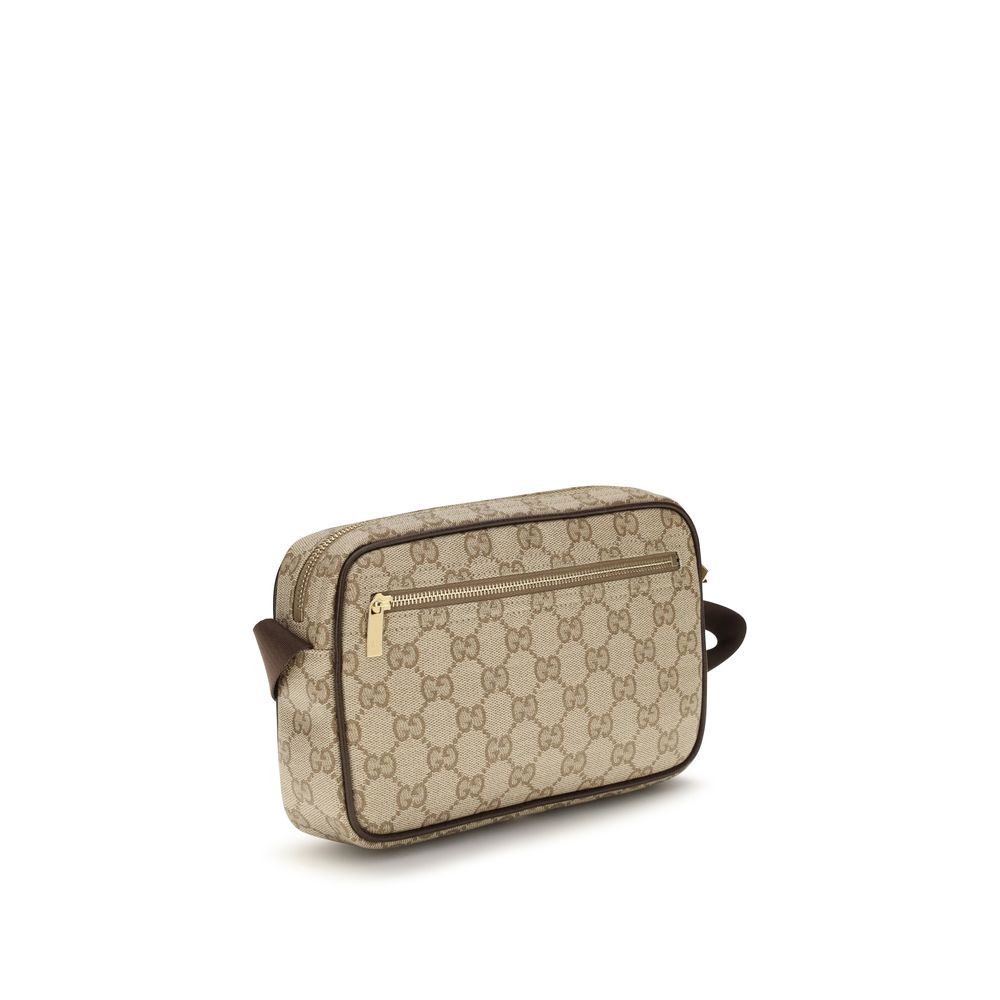 Gucci Beige Cotton Shoulder Bag