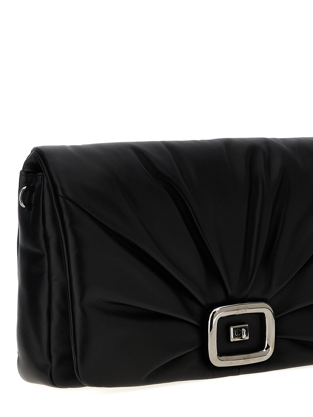 Roger Vivier Black Leather Shoulder Bag