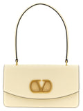 Valentino Garavani White Calfskin Shoulder Bag