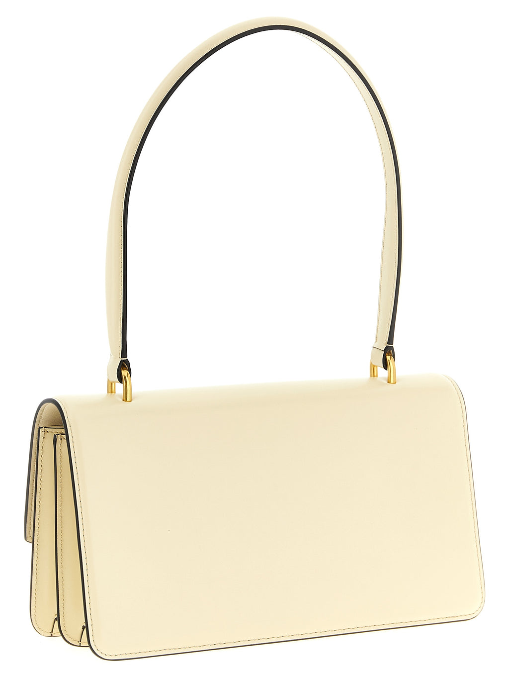 Valentino Garavani White Calfskin Shoulder Bag