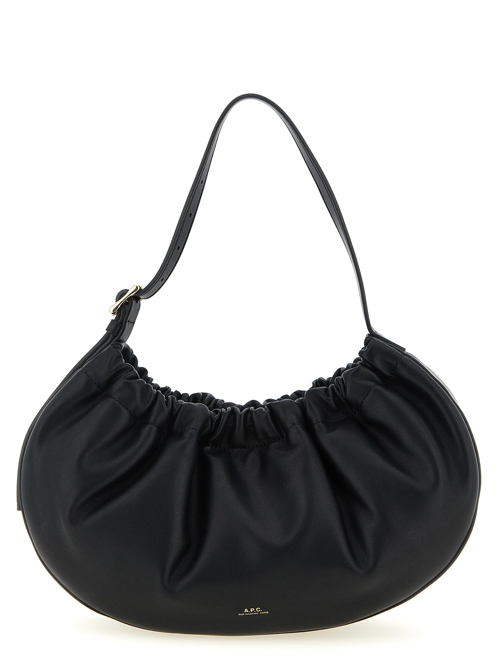 A.P.C. Black Polyethylene Shoulder Bag