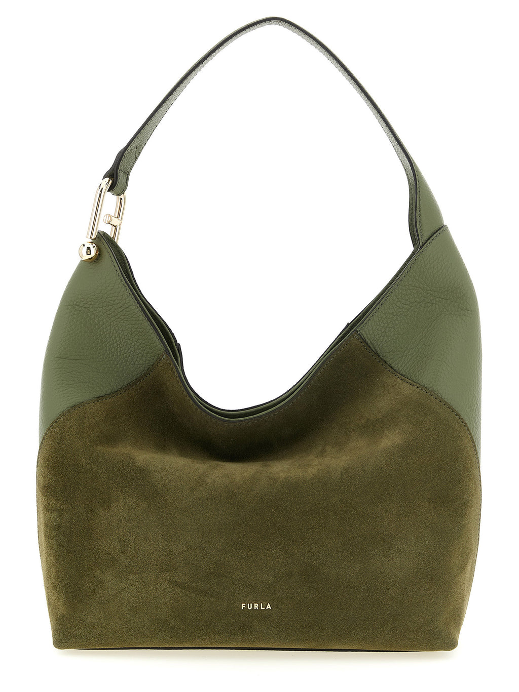 Furla Bicolor Calfskin Shoulder Bag