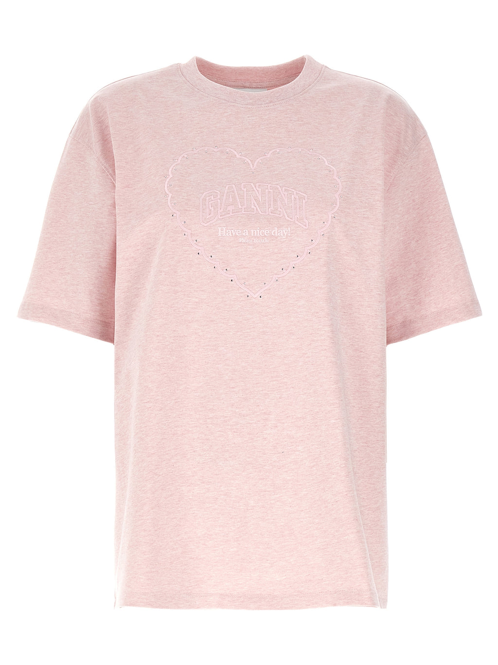Ganni Multicolor Cotton T-Shirt