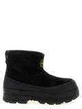 Stone Island Black Rubber Ankle Boots