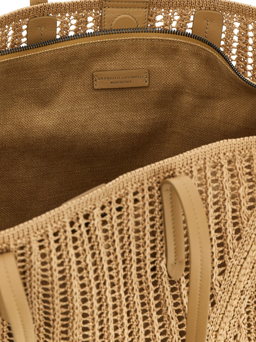 Brunello Cucinelli Beige Polyamide Shoulder Bag