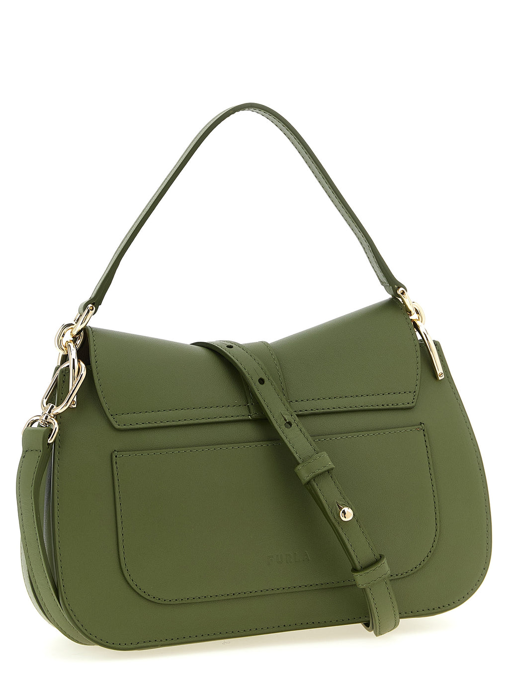 Furla Bicolor Calfskin Shoulder Bag