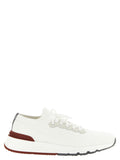 Brunello Cucinelli White Polyethylene Athletic Sneakers
