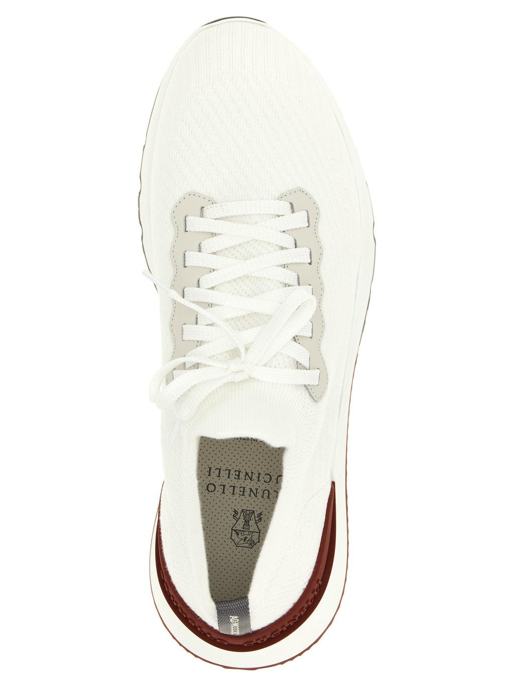 Brunello Cucinelli White Polyethylene Athletic Sneakers