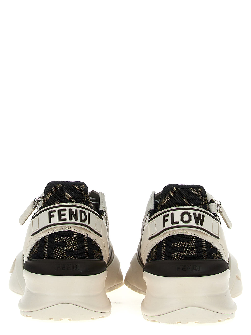 Fendi Multicolor Calf Leather Bos Taurus Athletic Sneakers