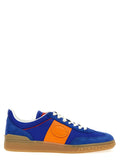 Valentino Garavani Blue Bovine Leather Low Top Sneakers