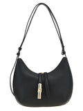 Furla Black Leather Shoulder Bag