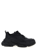 Balenciaga Black Polyethylene Athletic Sneakers