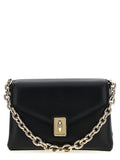 Furla Black Leather Shoulder Bag