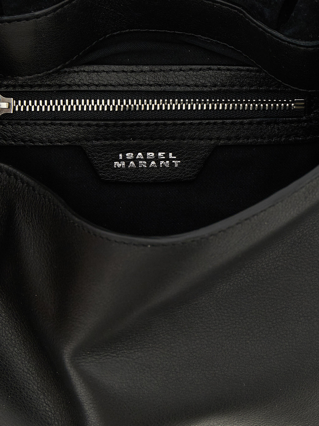 Isabel Marant Black Calfskin Shoulder Bag