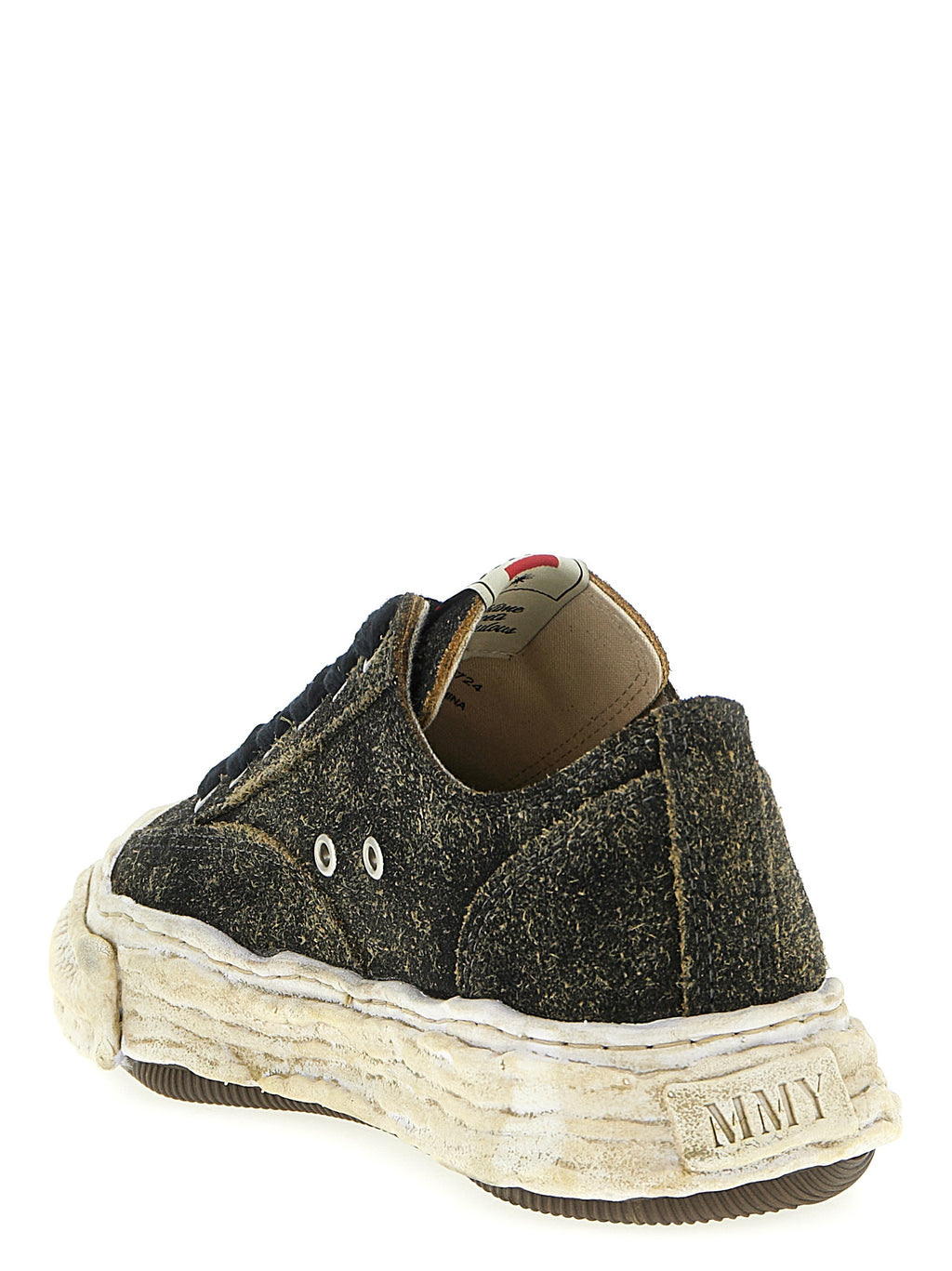 Maison Mihara Yasuhiro Black Cowhide Low Top Sneakers
