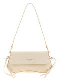 Twinset White Leather Shoulder Bag