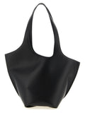 The Attico Black Calfskin Shoulder Bag