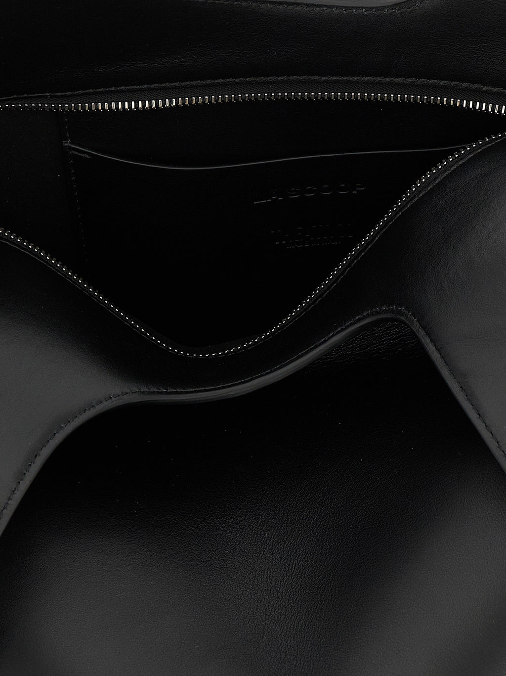 The Attico Black Calfskin Shoulder Bag