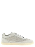 Kiton Gray Calfskin Low Top Sneakers