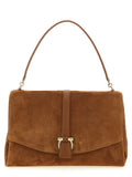 Ferragamo Brown Goatskin Shoulder Bag